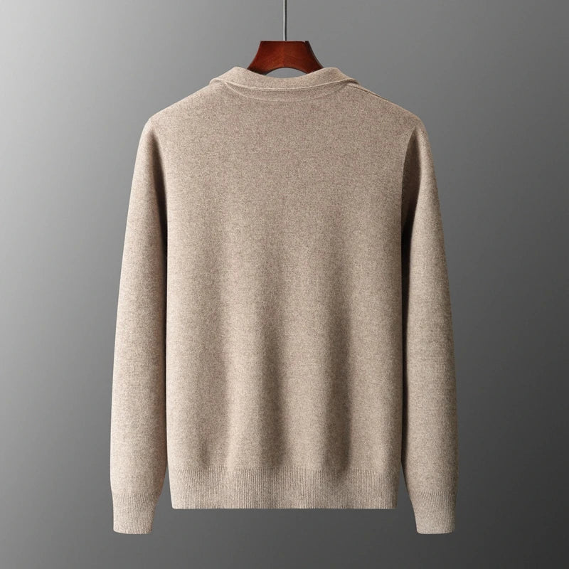 Gilet cardigan homme ceintre dos