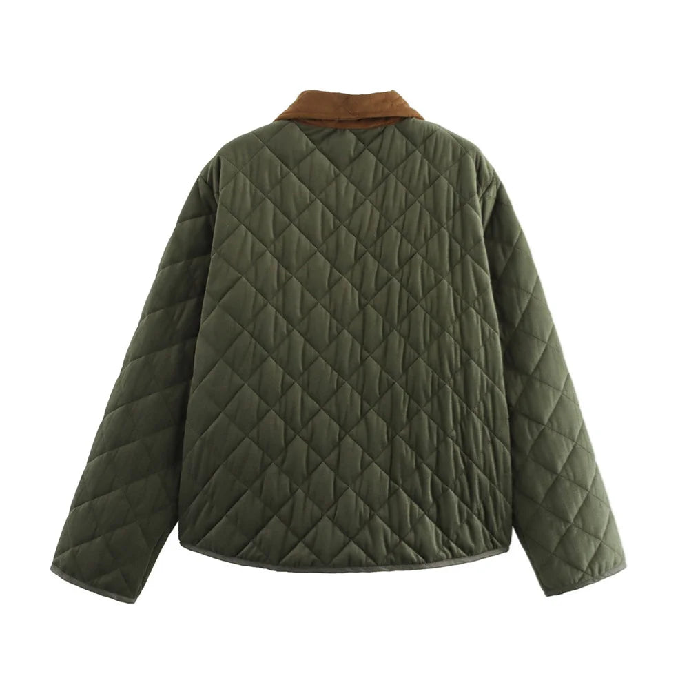 Veste matelassée classique old money arrière