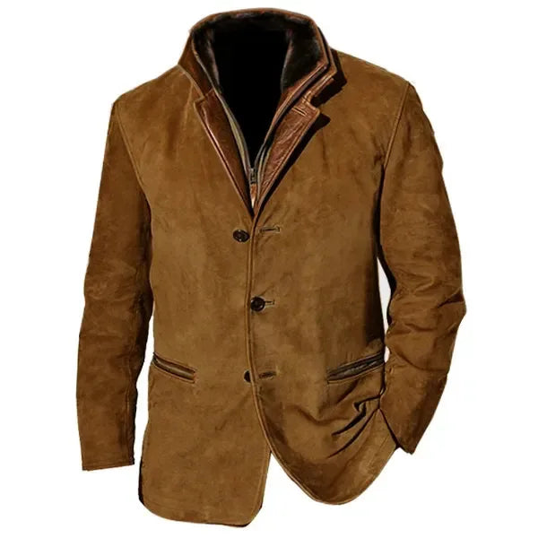 Veste old money intemporelle marron