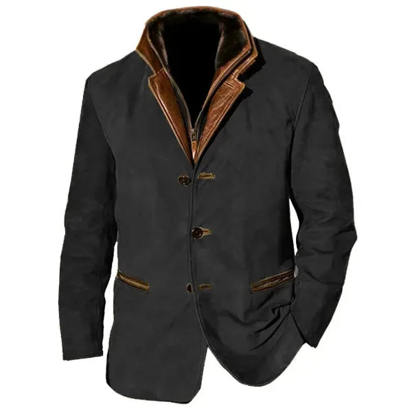 Veste old money intemporelle noire
