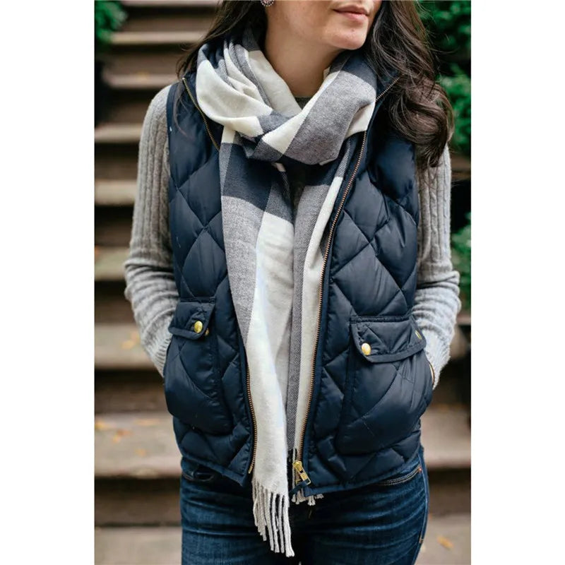veste sans manche legere femme