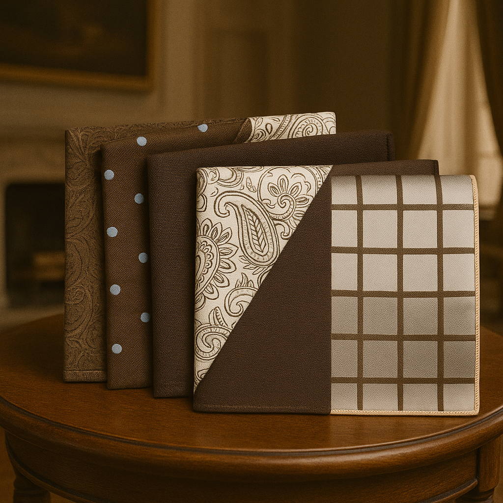 accessoire mariage pochette marron