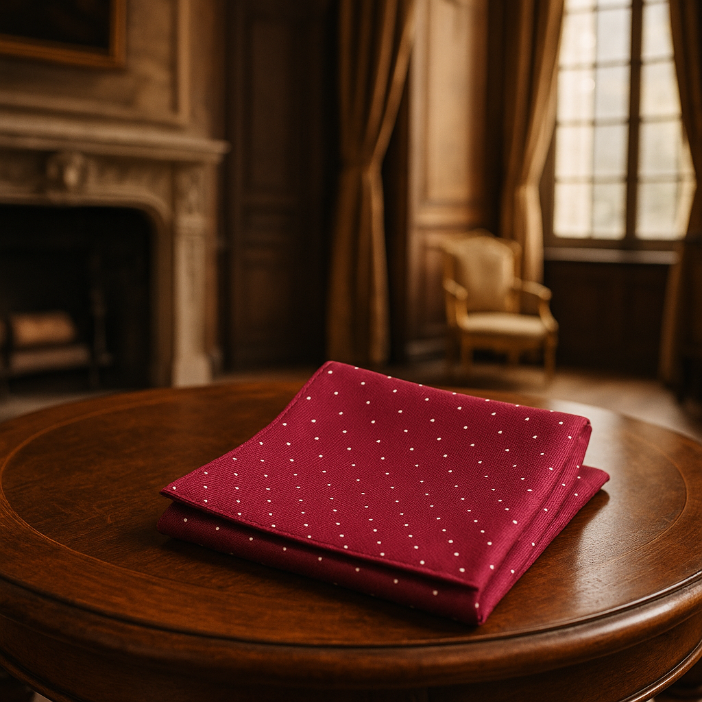 pochette bordeaux chic