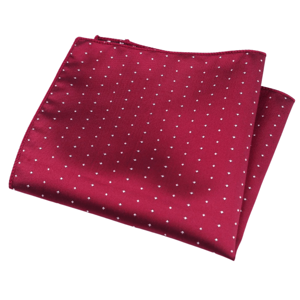 pochette costume élégante bordeaux