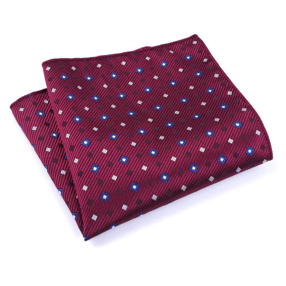 pochette de costume bordeaux
