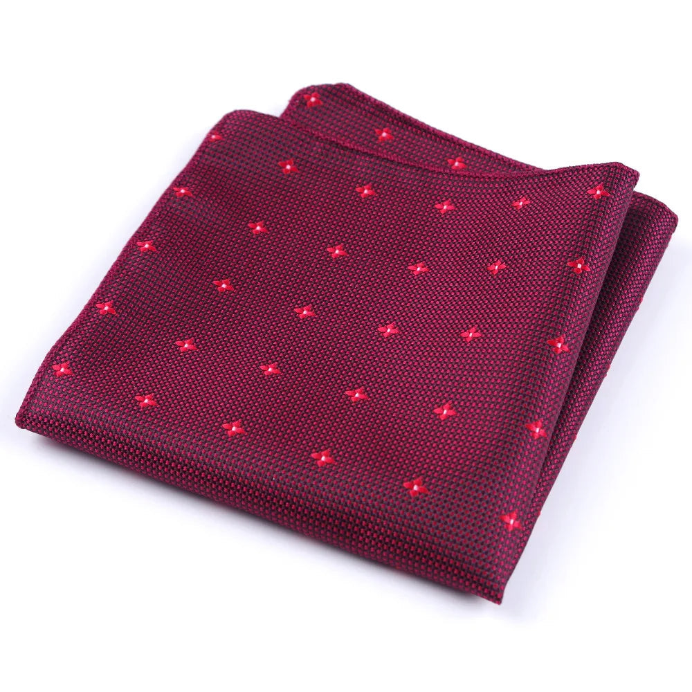 pochette de costume soirée rouge