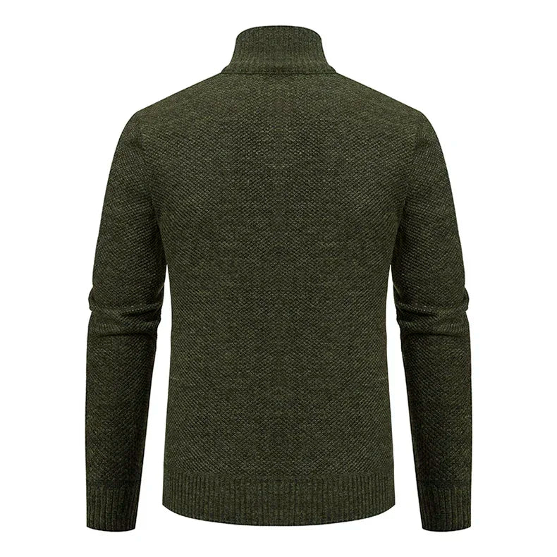 Cardigan Kaki homme dos