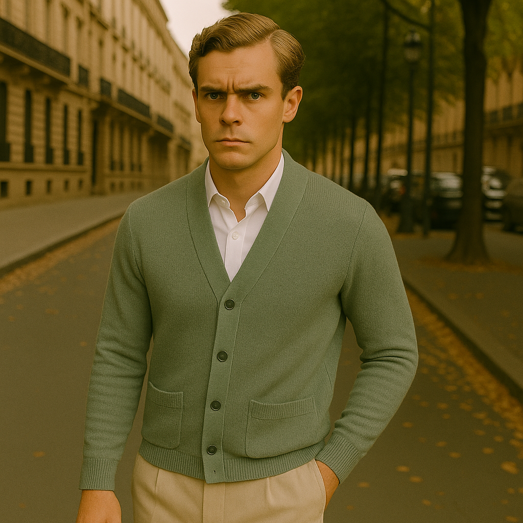 Cardigan luxe homme rue