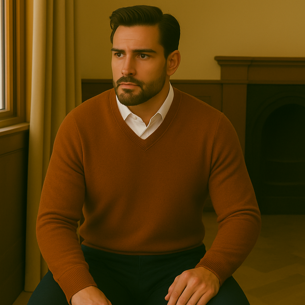 Cardigan homme laine interieur
