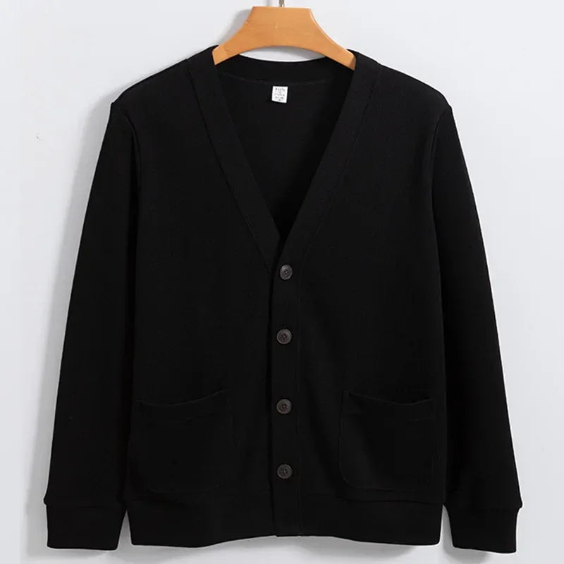Cardigan luxe homme noir