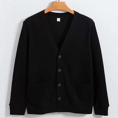 Cardigan luxe homme noir