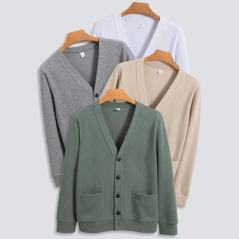 Cardigan luxe homme panachage