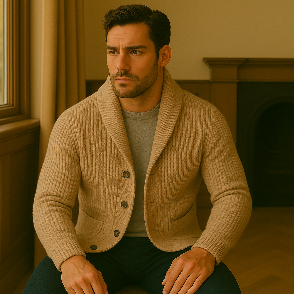 Cardigan oversize interieur