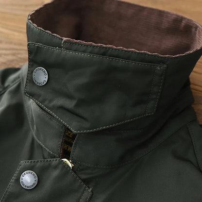 L’Intemporel – Veste Déperlante Col Velours