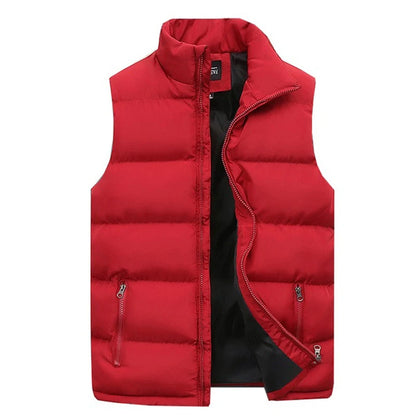 Doudoune rouge sans manche