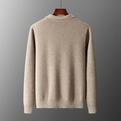 Gilet cardigan homme ceintre dos