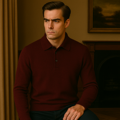 Mannequin interieur cardigan bordeaux homme