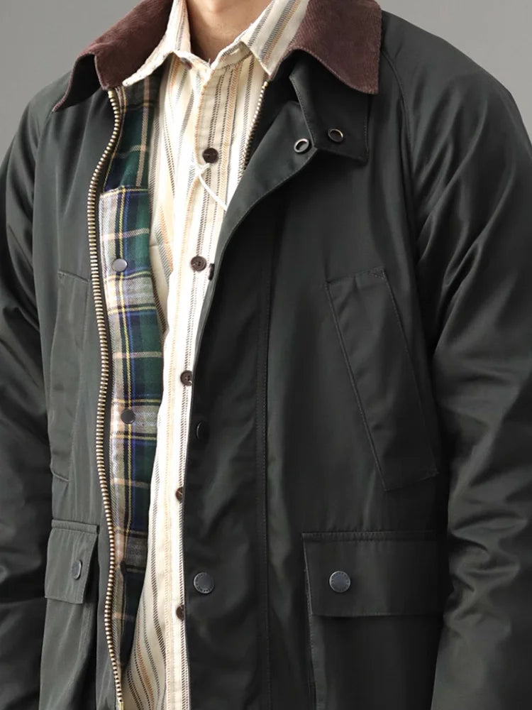 veste kaki ouverte