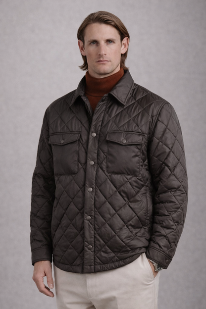Veste matelassée noir homme