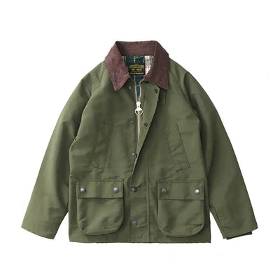 L’Intemporel – Veste Déperlante Col Velours