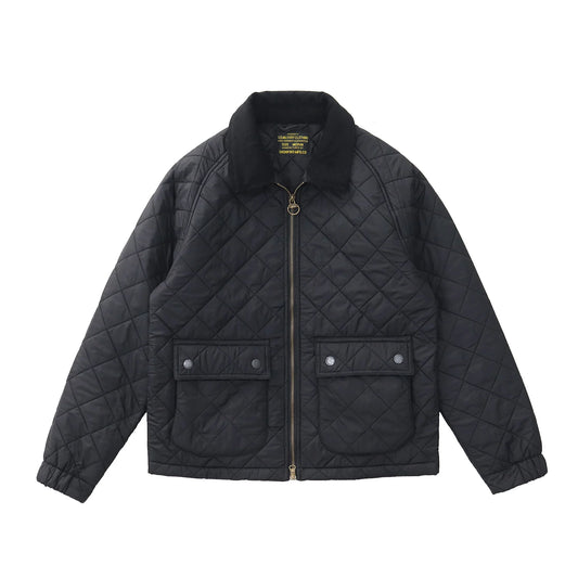Veste matelassée noire fermée