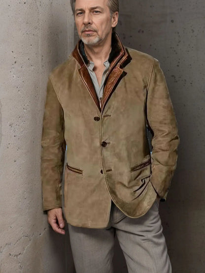 Veste old money intemporelle beige