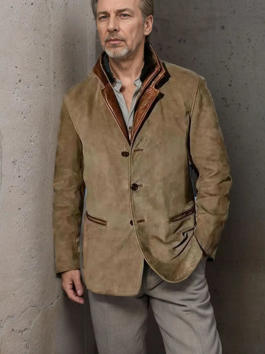 Veste old money intemporelle beige