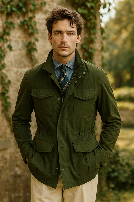 Veste saharienne homme été