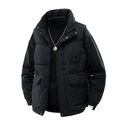 Veste saharienne homme sans manche noir