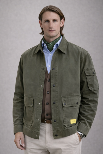Veste saharienne homme chic