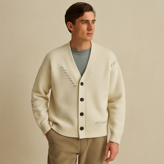 mannequin cardigan blanc