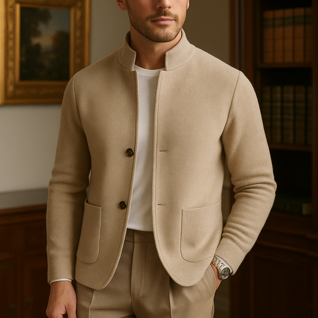 Cardigan Col Officier