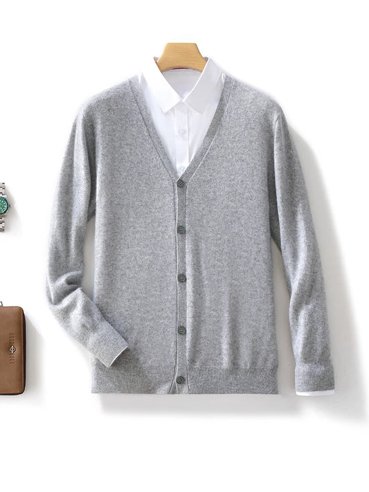 cardigan gris clair homme ceintre