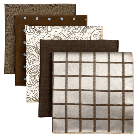 pochette marron élégante