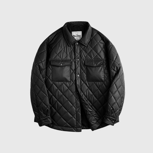 veste matelassée noir homme